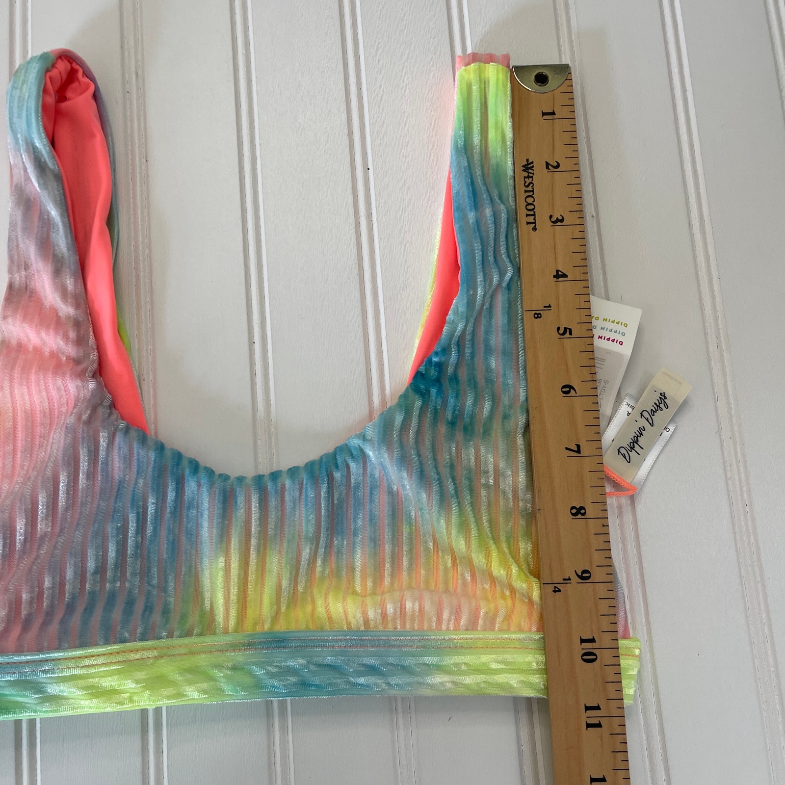 Nwt Y2k Retro Dippin Daisys Revibe Festival Top Ribbed Tie Dye Womens Small — image 6 of 7
